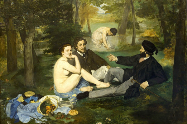 Desayuno sobre la hierba-Manet